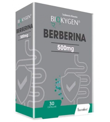 Biokygen Berberina 500mg - 30 Cápsulas - Fharmonat